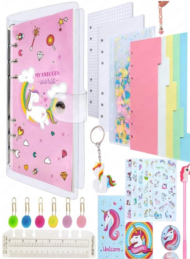 THECLOUDMALL 13In1 Diy Unicorn Diary For Girls|| Diy Unicorn Diary kids Notebook For Girls With Pen|| (40 Pages) - Image 1